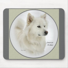Mousepad Presentes de Arte de Cão Eskimo Americano