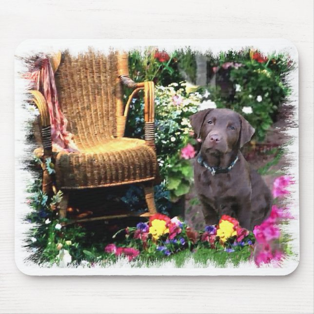 Mousepad Presentes de Arte Labrador Retriever (Frente)