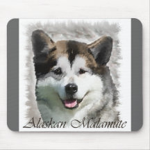 Presentes de Arte Malamute no Alasca
