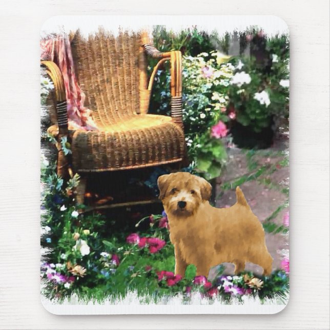 Mousepad Presentes de Arte Norfolk Terrier (Frente)