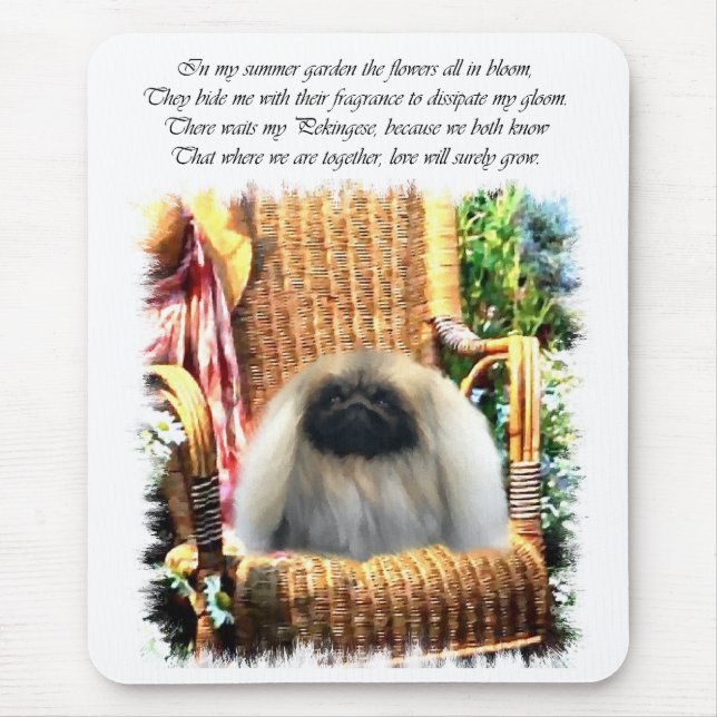 Mousepad Presentes de Arte Pekingeses (Frente)