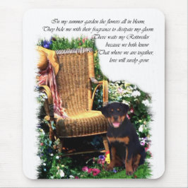 Mousepad Presentes de Arte Rottweiler