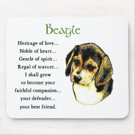 Mousepad Presentes de Beagle Lovers