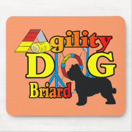 Mousepad Presentes de Camisas de Agilidade Briard