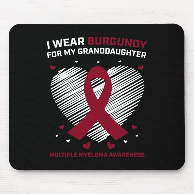 Mousepad Presentes de Câncer de Sangue Netas Mieloma Múltip (Frente)
