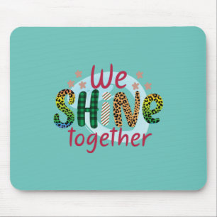 Mousepad Presentes de Casamento Nós brilhamos juntos