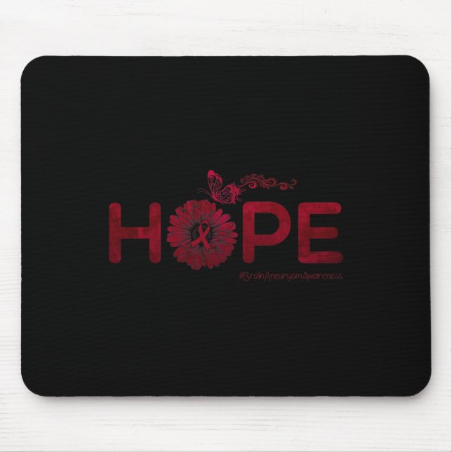 Mousepad Presentes de consciência do neurismo cerebral (Frente)