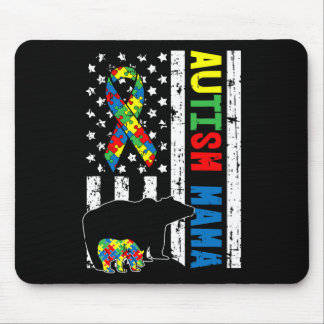 Mousepad Presentes de conscientização sobre autismo da famí