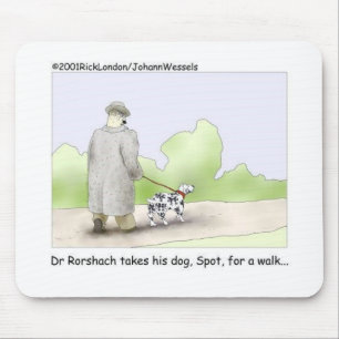 Mousepad Presentes de Desenhos Animados do Dr. Roarshach, C