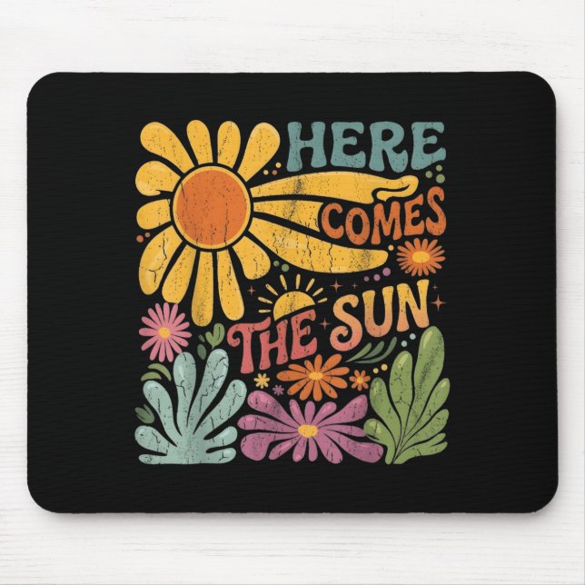 Mousepad Presentes de Férias de Verão de Dias Ensolarados R (Frente)