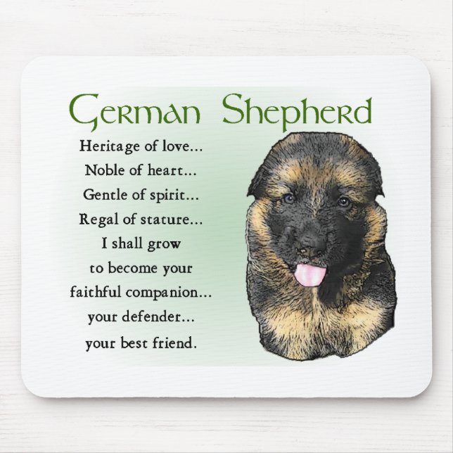 Mousepad Presentes de german shepherd (Frente)