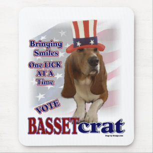 Mousepad Presentes de Hound de Basset