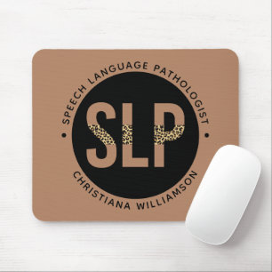 Mousepad Presentes de impressão do patologista leopardo do