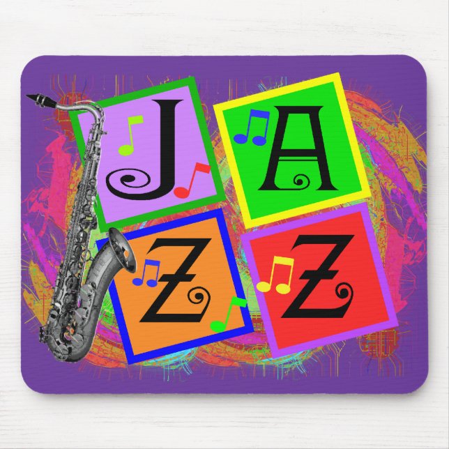 Mousepad Presentes de Jazz Music Lovers (Frente)
