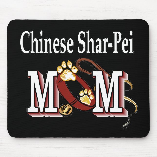 Mousepad Presentes de Mãe de Shar-Pei Chinês (Frente)