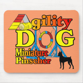 Mousepad Presentes de Miniatura_Pinscher_Agilidade