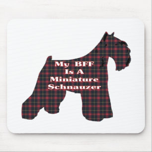 Mousepad Presentes de Miniatura Schnauzer BFF