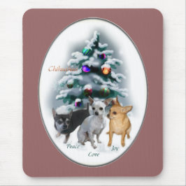 Mousepad Presentes de Natal Chihuahua