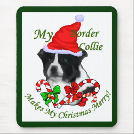 Mousepad Presentes de Natal da Border Collie