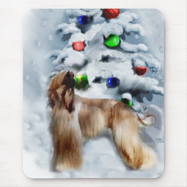 Mousepad Presentes de Natal de Caça Afegã (Frente)