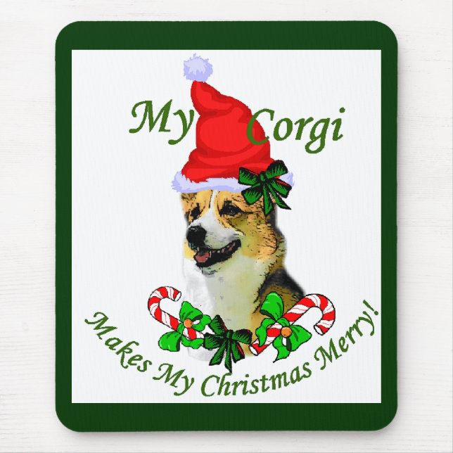 Mousepad Presentes de Natal de Pembroke Welsh Corgi (Frente)