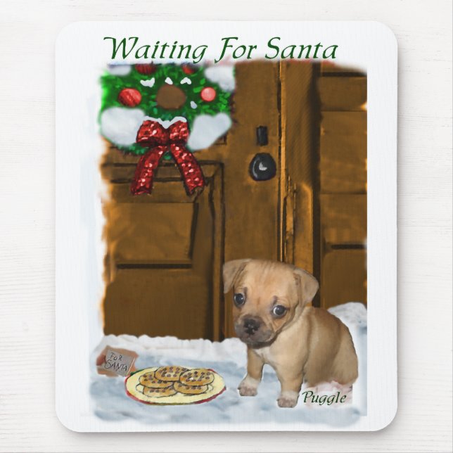Mousepad Presentes de Natal de Puggle (Frente)