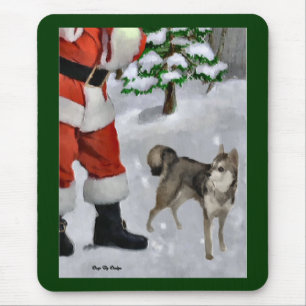 Mousepad Presentes de Natal do Klee Kai no Alaska
