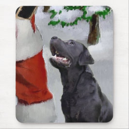 Mousepad Presentes de Natal do Labrador Retriever