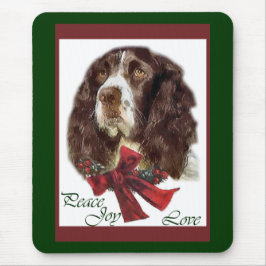 Mousepad Presentes de Natal Ingleses do Springer Spaniel