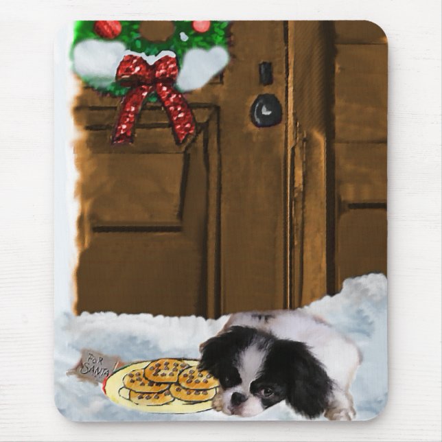 Mousepad Presentes de Natal no Chin Japonês (Frente)