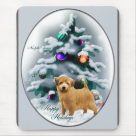 Mousepad Presentes de Natal Norfolk Terrier