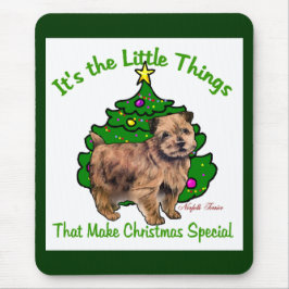 Mousepad Presentes de Natal para Norfolk Terrier