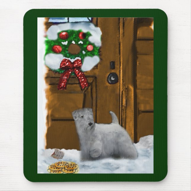 Mousepad Presentes de Natal Sealyham Terrier (Frente)