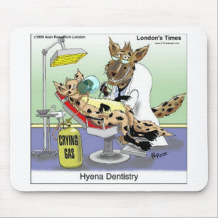 Mousepad Presentes de Odontologia de Hiena Camisetas Caneca