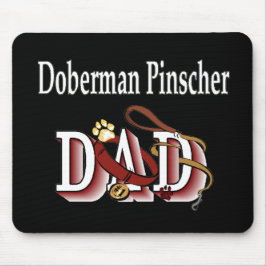 Mousepad Presentes de PAI Doberman Pinscher