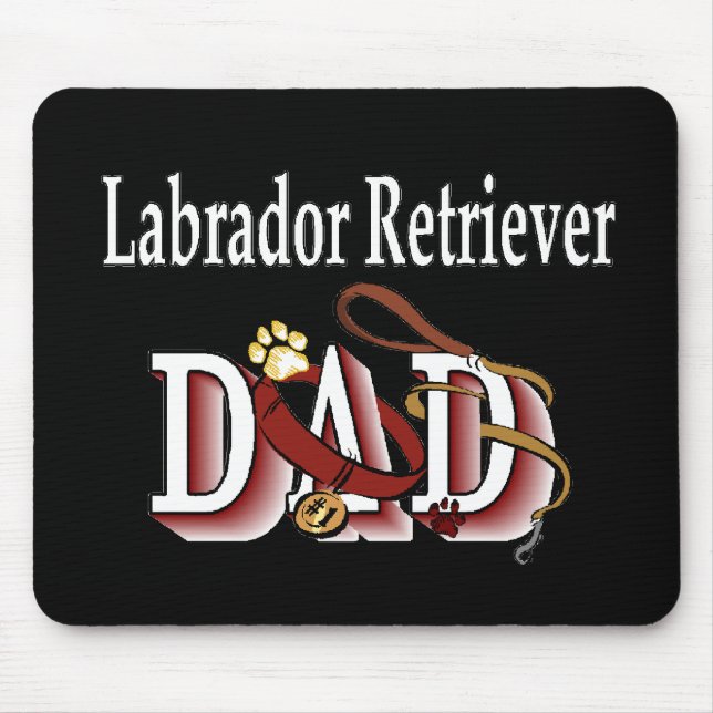 Mousepad Presentes de Pai Labrador Retriever (Frente)