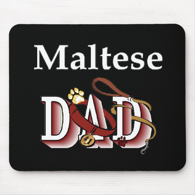 Mousepad Presentes de Pai Maltês (Frente)