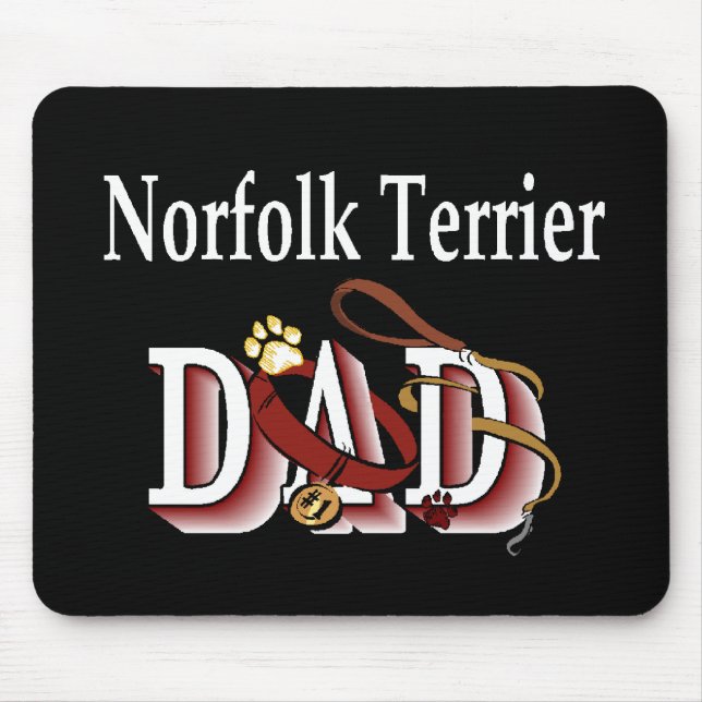 Mousepad Presentes de Pai Norfolk Terrier (Frente)