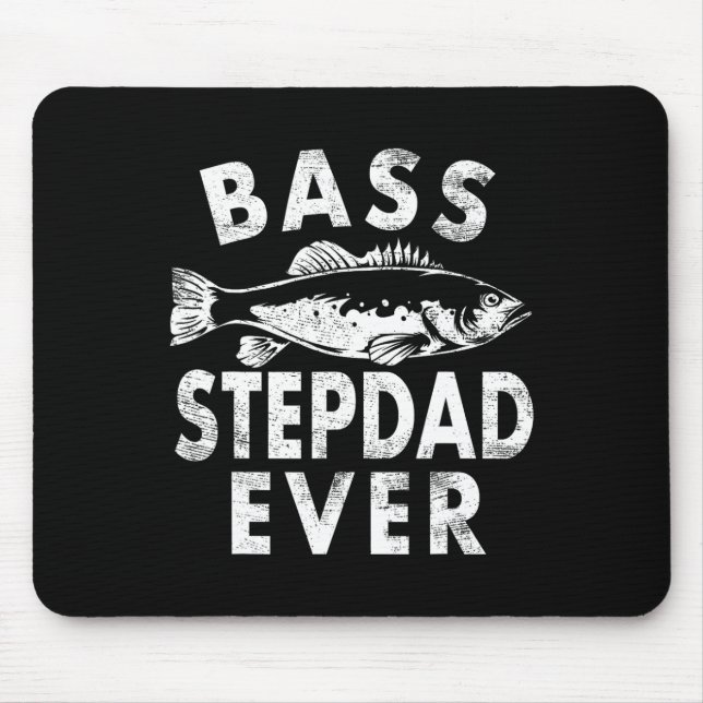 Mousepad Presentes de pesca do padrasto Byss para o Dia dos (Frente)