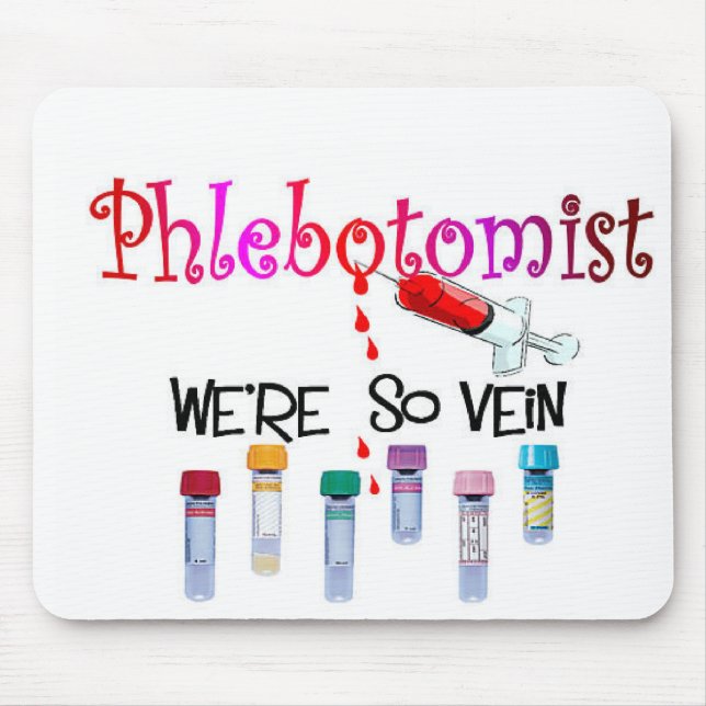 Mousepad Presentes de Phlebotomist (Frente)