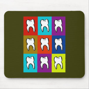 Mousepad Presentes de Popart do dentista