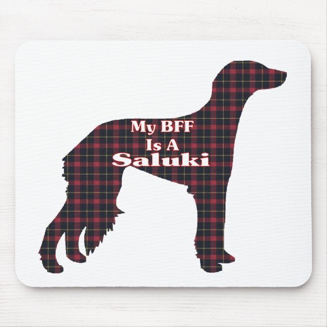 Mousepad Presentes de Saluki BFF (Frente)