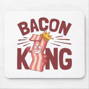 Mousepad Presentes de Sobrecarga de Carne do Bacon King par