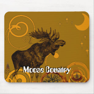 Mousepad Presentes de Vintage Moose