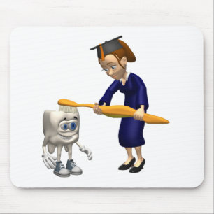Mousepad Presentes dentais da graduação da higiene ou do