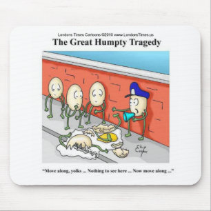 Mousepad Presentes Divertidos Investigação Policial Humpty 