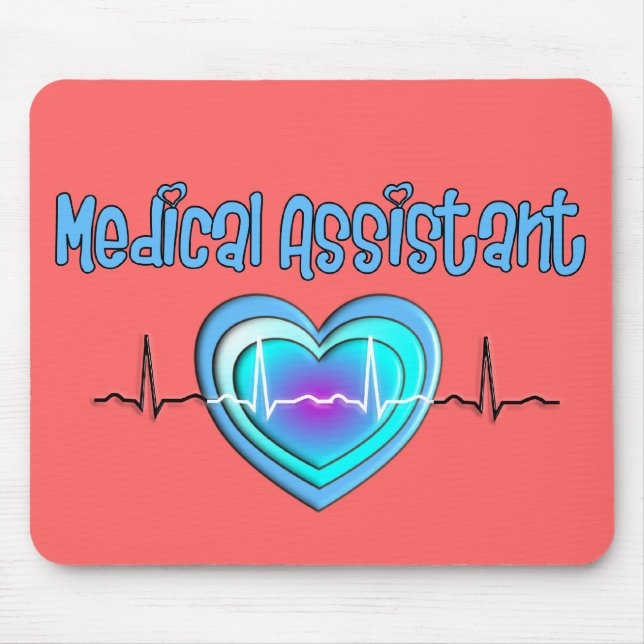 Mousepad Presentes do assistente médico (Frente)
