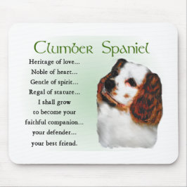 Mousepad Presentes do Clumber Spaniel