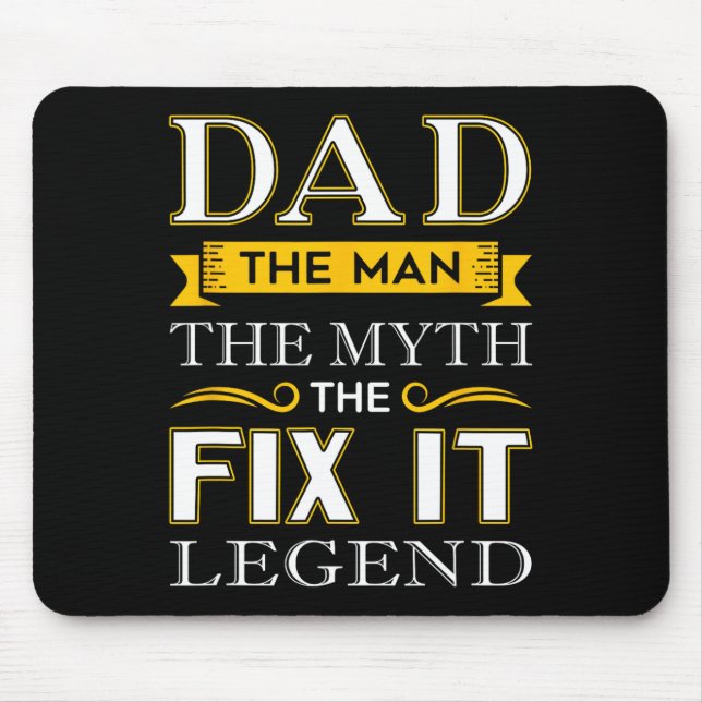 Mousepad Presentes do Dia dos Pais para o Pai Manuetenção (Frente)