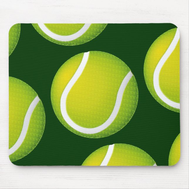 Mousepad Presentes do esporte do teste padrão | das bolas (Frente)
